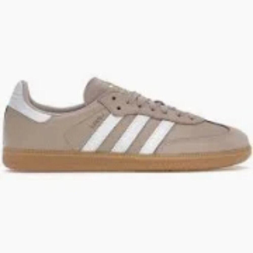 Taupe White Adidas Samba OG
